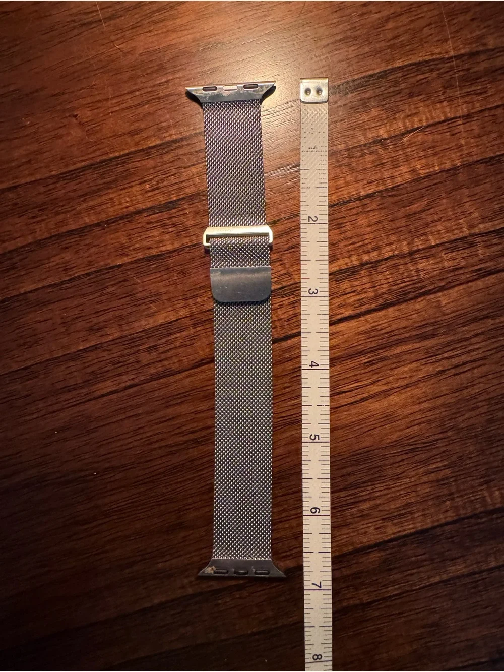 Magnetic Stainless Steel Mesh Band for Apple Watch - Silver